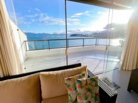 Linda Cobertura Duplex, Pe Na Areia,Vista Linda. Apartment Caraguatatuba Bagian luar foto