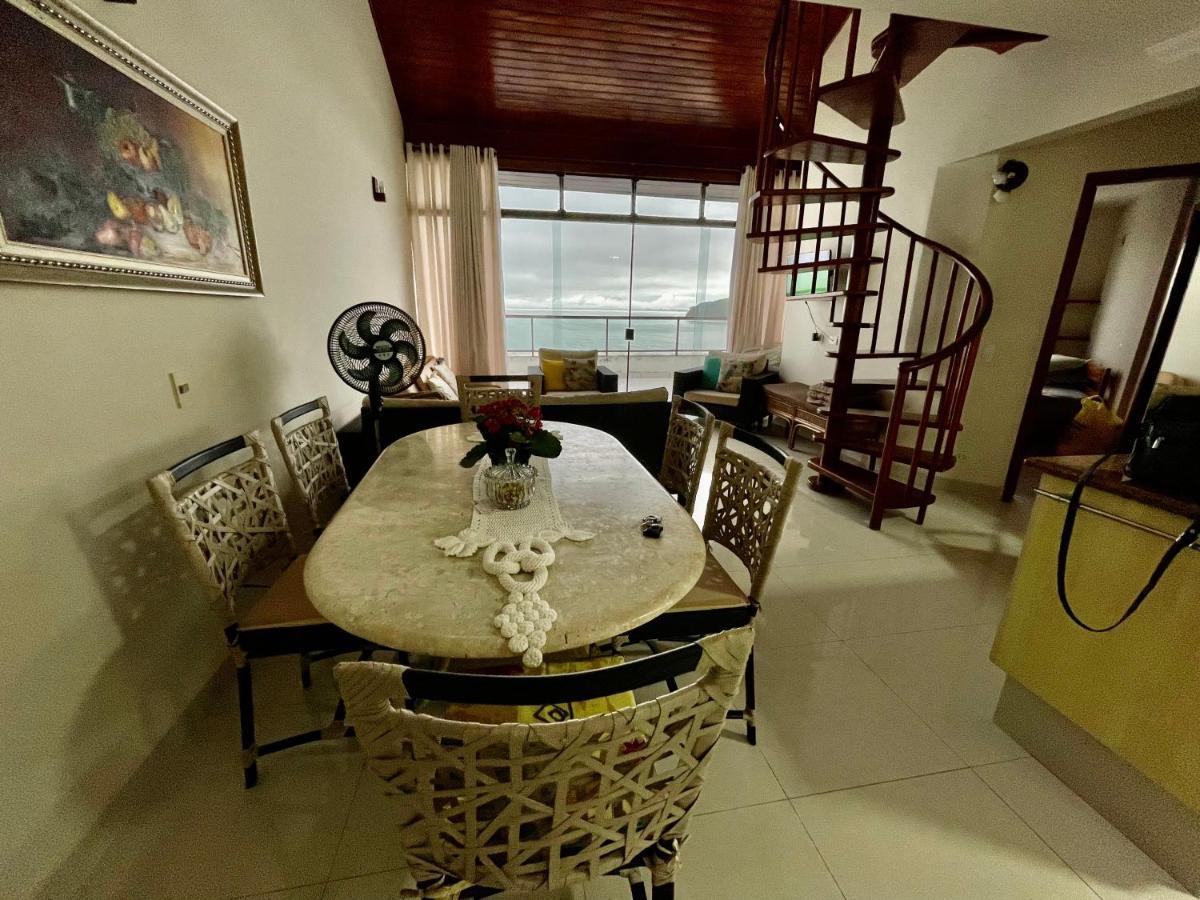 Linda Cobertura Duplex, Pe Na Areia,Vista Linda. Apartment Caraguatatuba Bagian luar foto