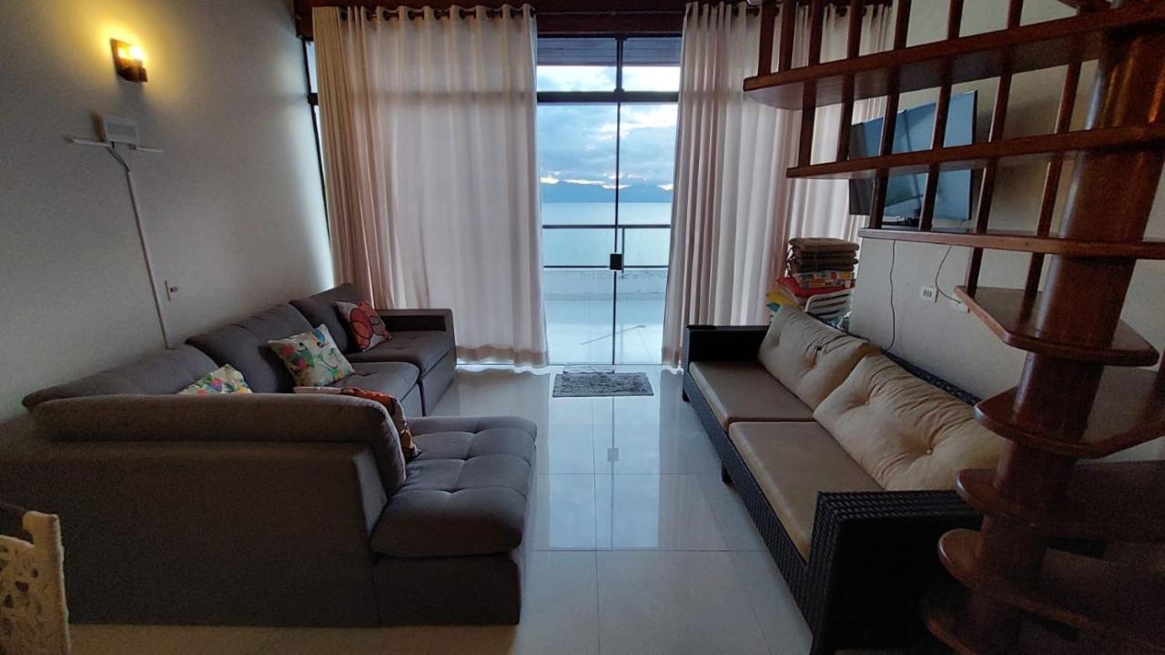 Linda Cobertura Duplex, Pe Na Areia,Vista Linda. Apartment Caraguatatuba Bagian luar foto